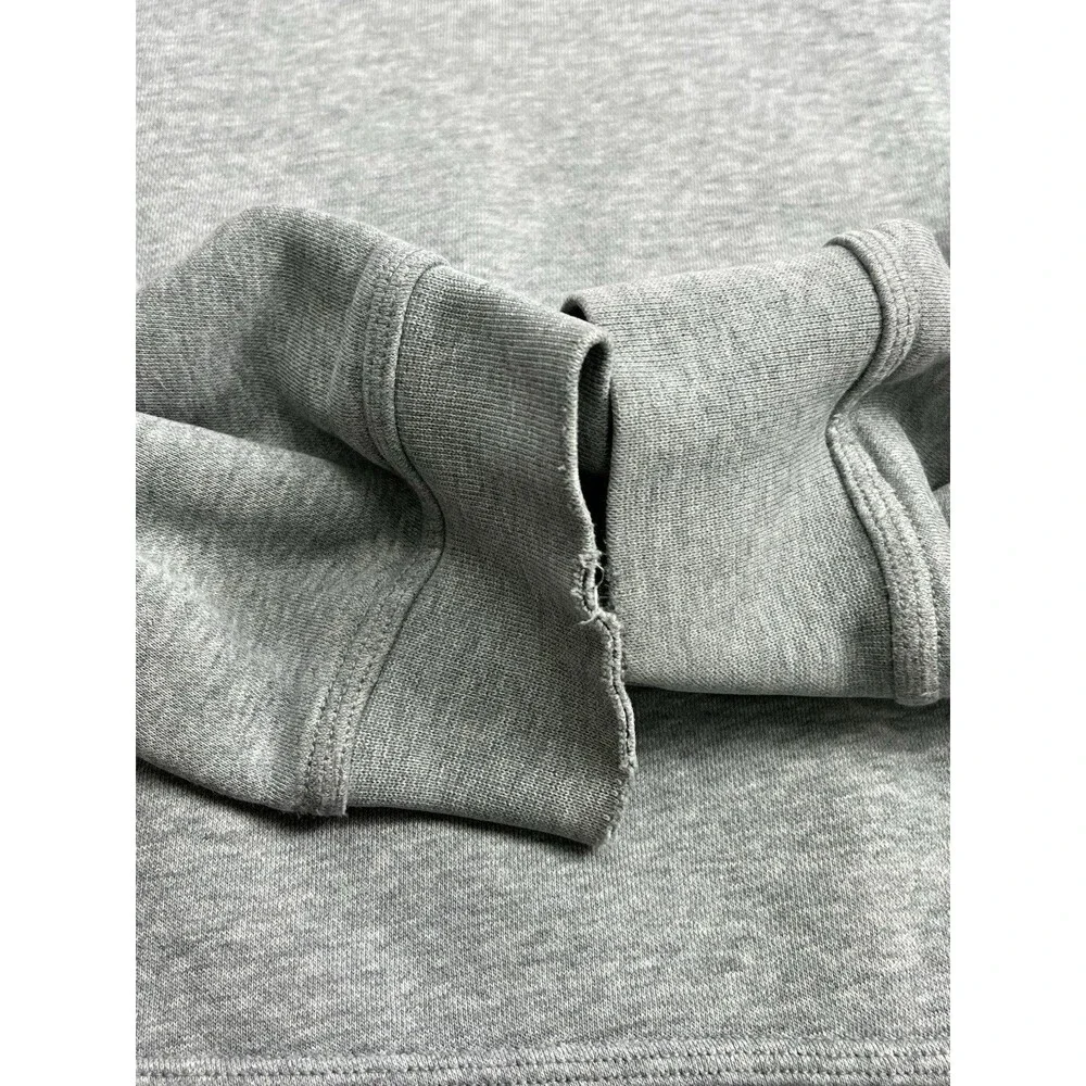 Vintage Mens  Nike Mini Swoosh Y2K Gray Crewneck Sweatshirt Size 2XL